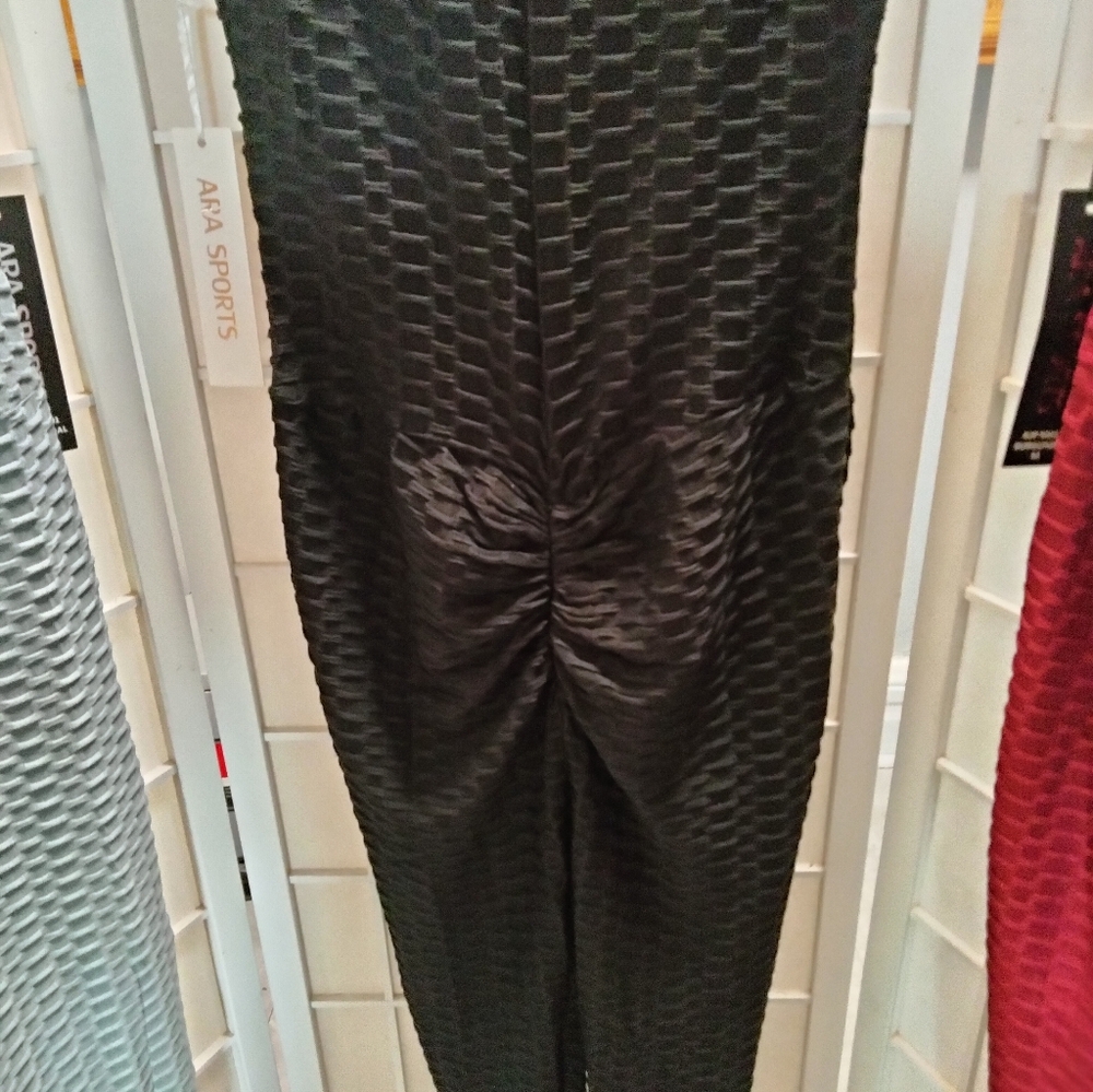Stylish Women's Jumpsuit - Black, Gray, and Burgundy - Picture 2 of 5